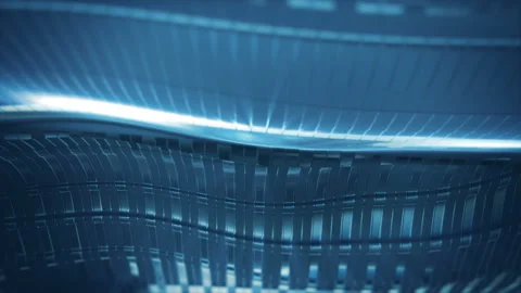 Dark Glossy Metal Background Stock Footage 96713502