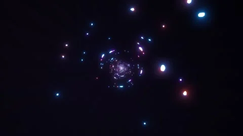 Dark glowing abstract galaxy background wallpaper Stock Footage 160548161