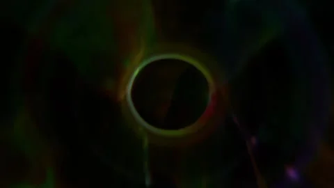 Dark Glowing Circular Portal Ring Abstract Background Seamless Loop Видео 333311429