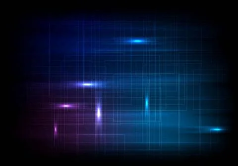 Dark glowing lines abstract background Dark tech glowing lines abstract ba... Stock Photos