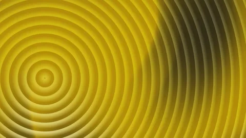 Dark Gold Circle Pattern Seamless Background Loop. Stock Footage 286420370