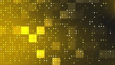 Dark Gold Dot Pattern Seamless Background Loop. Stock Footage 286423697