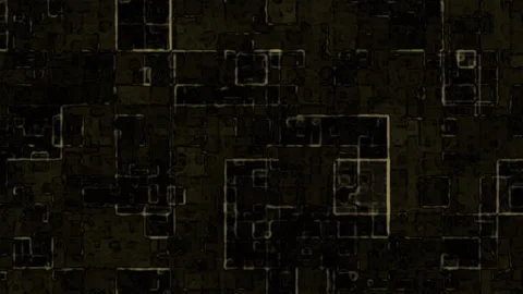 Dark gold gradient background with outlined squares and rectangles Stock Footage 287222801