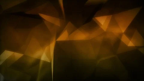 Dark Golden Polygonal Background Stock Footage 72413478