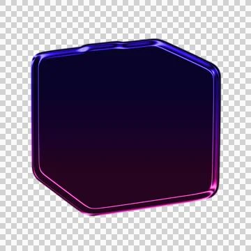 Dark gradient abstract background with wavy neon purple and blue lines Stockillustratie