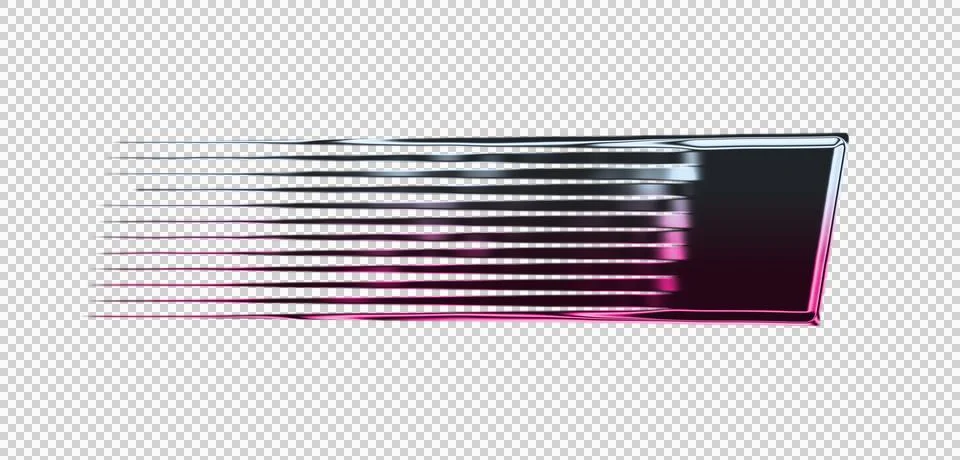 Dark gradient background with horizontal neon pink and purple light streaks Stock Illustration