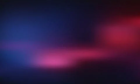 Dark Gradient Background with Neon Blue and Red Lights and Grain Stock Photos
