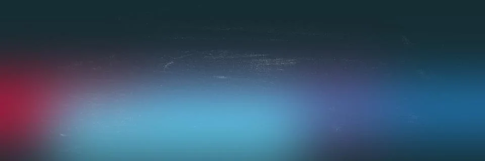 Dark gradient background texture with faded red and blue light leaks overla.. Stock Illustration