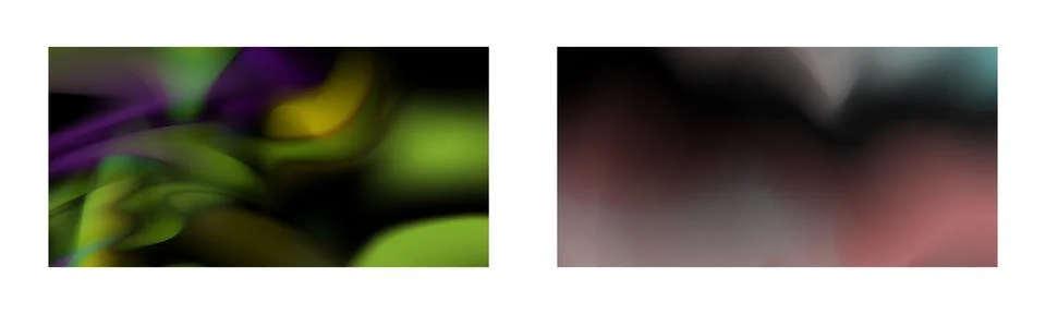 Dark gradient. Multi-colored smoke effect. Northern lights. Unusual abstrac.. Stock Illustration