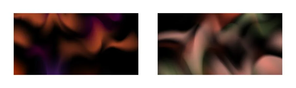 Dark gradient. Multi-colored smoke effect. Northern lights. Unusual abstrac.. Stock Illustration
