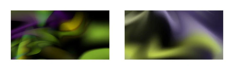 Dark gradient. Multi-colored smoke effect. Northern lights. Unusual abstrac.. Stock Illustration