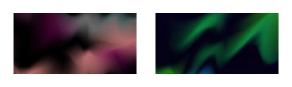 Dark gradient. Multi-colored smoke effect. Northern lights. Unusual abstrac.. Stock Illustration