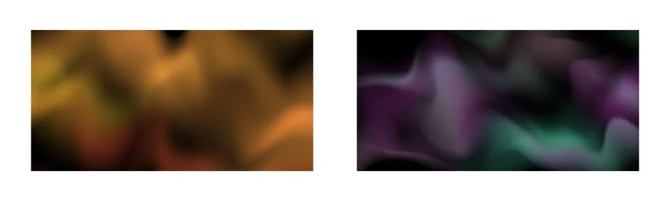 Dark gradient. Multi-colored smoke effect. Northern lights. Unusual abstrac.. Stock Illustration