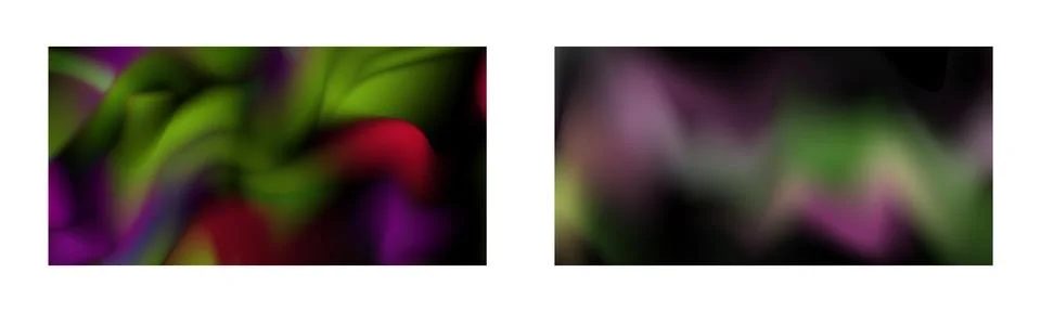 Dark gradient. Multi-colored smoke effect. Northern lights. Unusual abstrac.. Stock Illustration