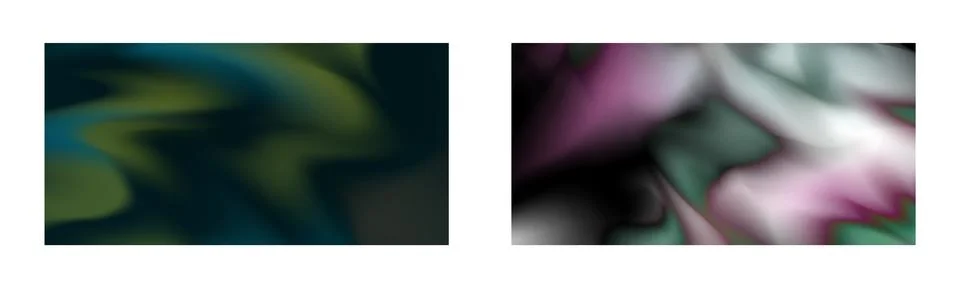 Dark gradient. Multi-colored smoke effect. Northern lights. Unusual abstrac.. Stock Illustration