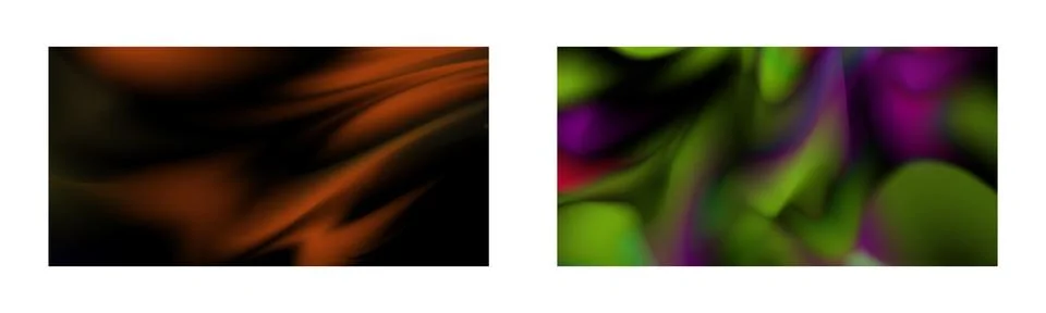 Dark gradient. Multi-colored smoke effect. Northern lights. Unusual abstrac.. Stock Illustration