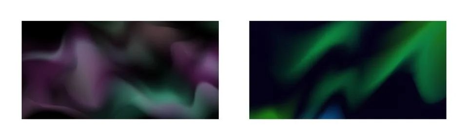 Dark gradient. Multi-colored smoke effect. Northern lights. Unusual abstrac.. Stock Illustration