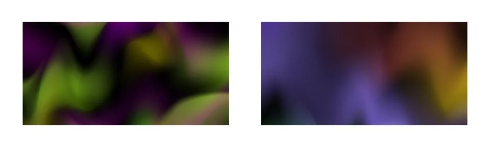 Dark gradient. Multi-colored smoke effect. Northern lights. Unusual abstrac.. Stock Illustration
