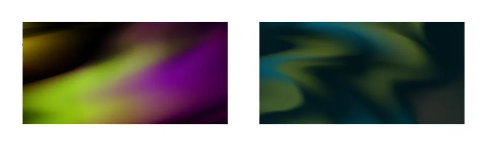 Dark gradient. Multi-colored smoke effect. Northern lights. Unusual abstract Stock Illustration