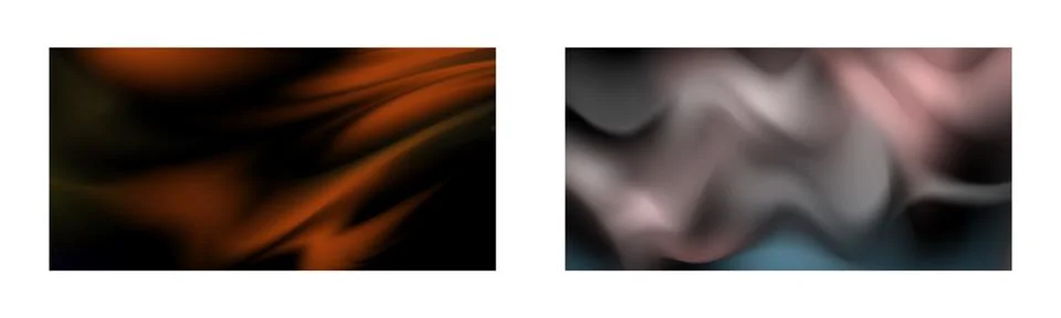 Dark gradient. Multi-colored smoke effect. Northern lights. Unusual abstrac.. Stock Illustration
