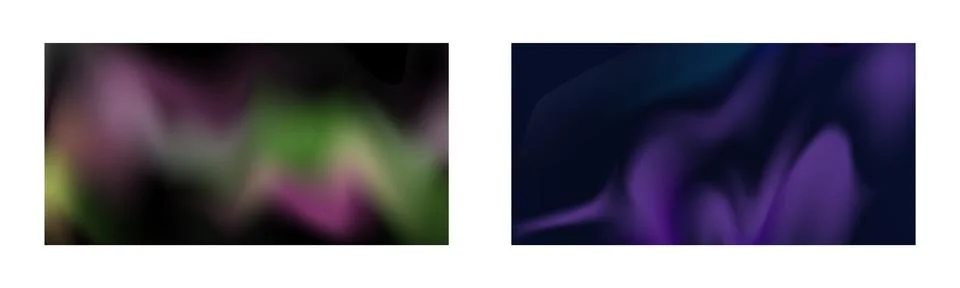 Dark gradient. Multi-colored smoke effect. Northern lights. Unusual abstrac.. Stock Illustration