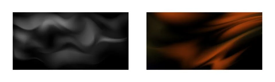 Dark gradient. Multi-colored smoke effect. Northern lights. Unusual abstrac.. Stock Illustration