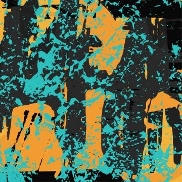 Dark graffiti on a black background vector illustration Illustrazione stock