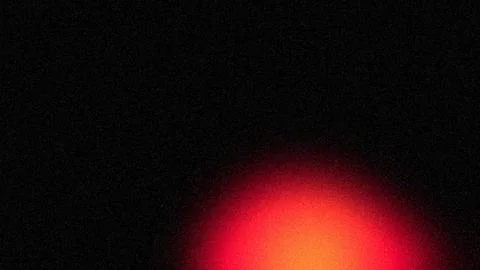 Dark grainy background with glowing red gradient orb and soft noisy blur te.. Stock Illustration