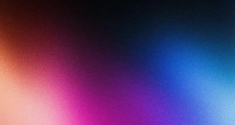 Dark grainy gradient background blue magenta pink purple black colors banne.. Stock Illustration
