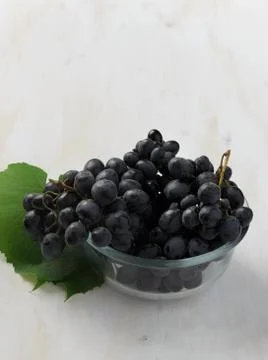 Dark grapes Stock Photos