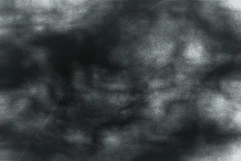 Dark graphite storm clouds texture with heavy noise and white light bursts .. Stock Photos