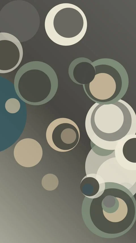 A dark gray abstract background contains layered white, cream, olive, and m.. Stock Footage 348576018