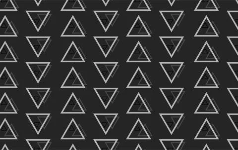 Dark gray abstract vector background image with bright triangles Illustrazione stock