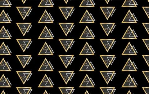 Dark gray abstract vector background image with bright triangles 스톡 일러스트