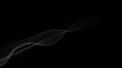 Dark gray and black background with abstract line motion Video stock 297242523