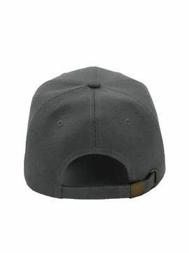 Dark gray baseball cap back view Stock Photos