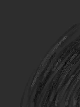 Dark Gray Curved Brush Corner Abstract Background Illustrazione stock