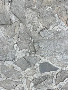 Dark Gray Decorative Stone Wall Cladding Texture Stock Photos