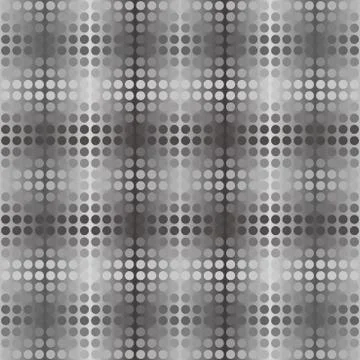 Dark gray dot background. Seamless vector pattern Stock Illustration
