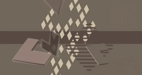 Dark Gray Geometric abstract elements background animation Stock Footage 242739085