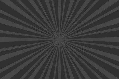 Dark gray ray star Pattern Background. Sunburst radial backdrop 库存插图