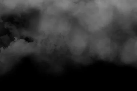 Dark gray smoke clouds background texture Stock Photos