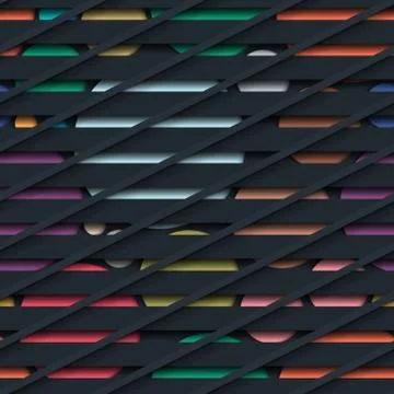 Dark gray striped seamless background. Illustrazione stock