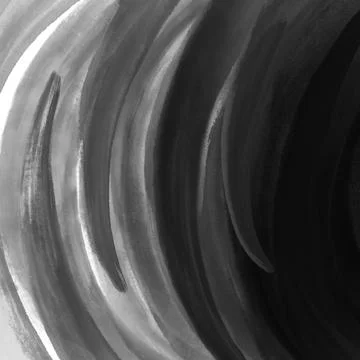 Dark Gray Sweeping Painted Arc Background Stock Illustration