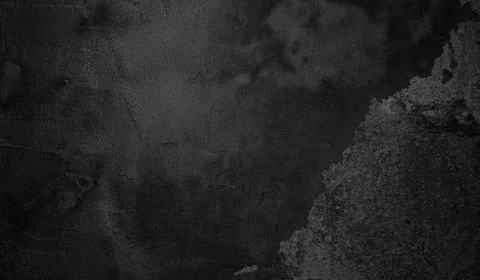 Dark gray textured background with rough stone edge Stock Illustration