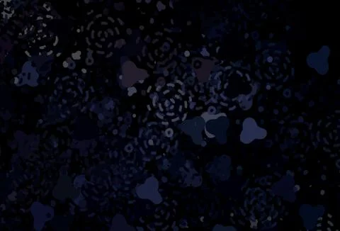 Dark Gray vector backdrop with memphis shapes. Stock Illustration
