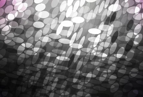 Dark Gray vector background with bubbles. Stock Illustration