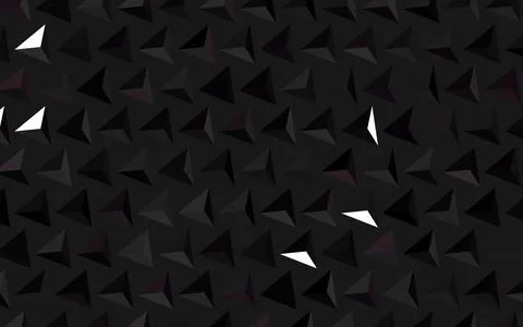 Dark Gray vector background with polygonal style. Stock Illustration