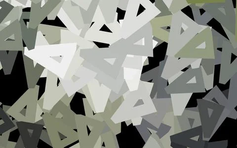Dark Gray vector background with polygonal style. Stock Illustration