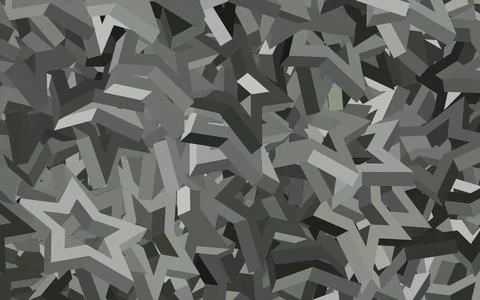 Dark Gray vector background with triangles. Stock Illustration